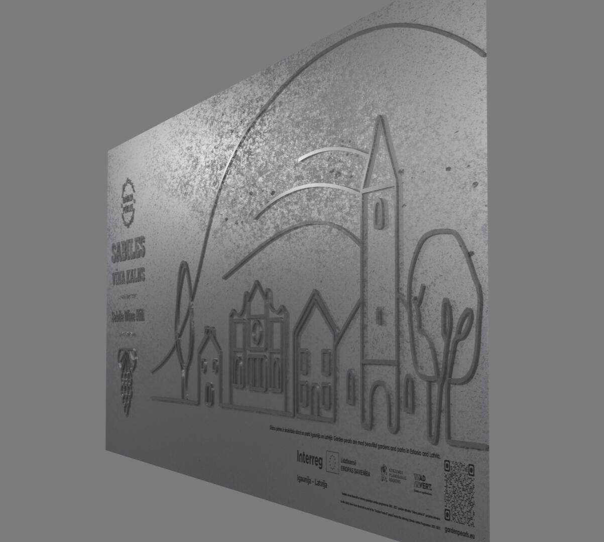 3D concept for an information stand